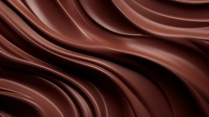 Chocolate Elegance: Rich Velvety Waves of Pure Indulgence