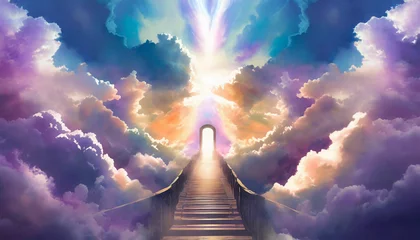 Zelfklevend Fotobehang Stairway to heaven © The Perfect Moment