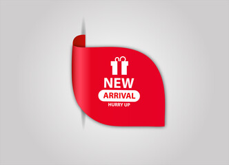  red flat sale web banner for new arrival banner and poster
