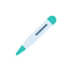 Thermometer Flat Design Baby vector Icon