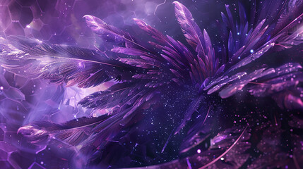 abstract purple fractal background