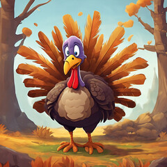 Turkey Thanksgiving Day PNG design