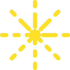 Festival Confetti Firework Stars