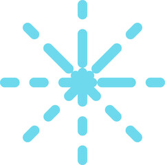 Festival Confetti Firework Stars