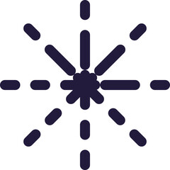 Festival Confetti Firework Stars