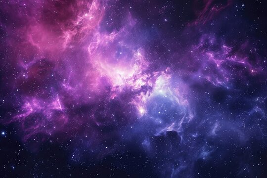 Nebulous wonders shimmer in vibrant galactic glow