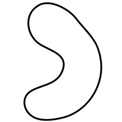 Abstract Simple Doodle Graphic Element