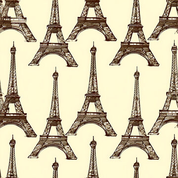 Eiffel tower pattern