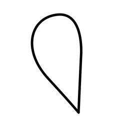 Abstract Simple Doodle Graphic Element