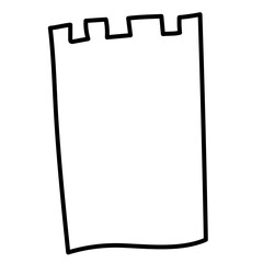 Abstract Simple Doodle Graphic Element