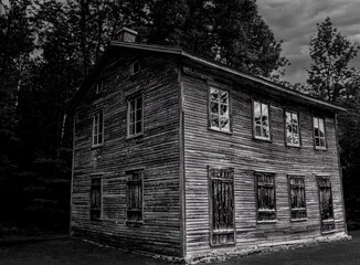 Old Abandoned House in Val Jalbert, Quebec