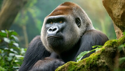Fototapeta premium Gorilla in the jungle