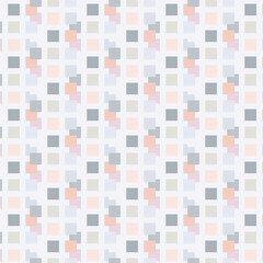 seamless geometric pattern with squares for fabric home wear surface design packaging vector