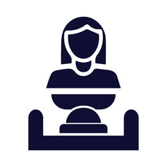 Aptitude, brilliance, charisma, man, VR, star, brilliance icon