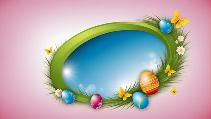 Fototapeta na wymiar Beautiful Easter holidays abstract design
