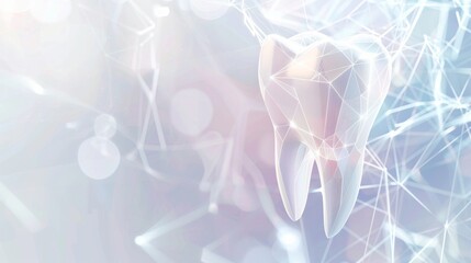 Abstract background template of dental and tooth