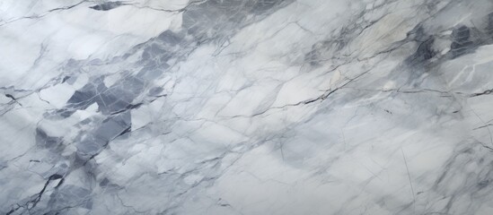 This close-up view showcases the intricate details and patterns of a marble surface. The varying shades and veins create a visually appealing texture.