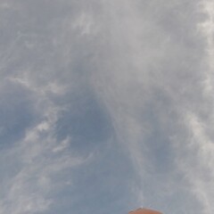 blue sky with dusky clouds