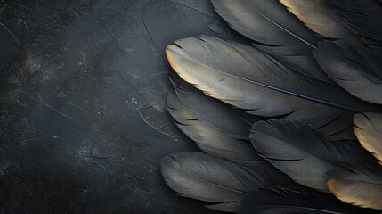 background of black feathers, bird, magpie, crow, banner, space for text, abstract pattern, nature, plumage, animals, wing, flight, wallpaper, illustration, art, ornithology, fashion