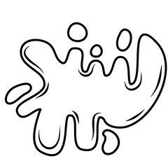 Splash Vector Outline 