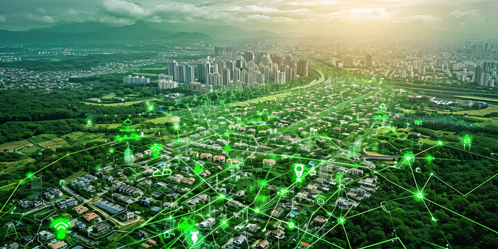  green community with Digital smart