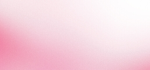 Pastel color grainy gradient background, rose white noise texture light azalea pink light banner backdrop design