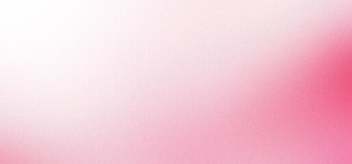 Pastel color grainy gradient background, rose white noise texture light azalea pink light banner backdrop design