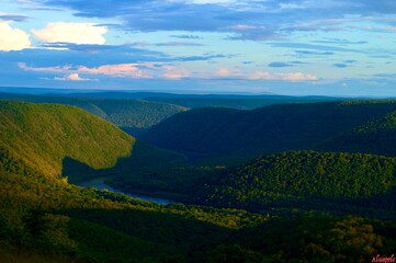 Fototapeta premium landscape with mountains