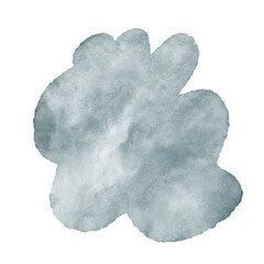 Watercolor Abstract Shape Decor