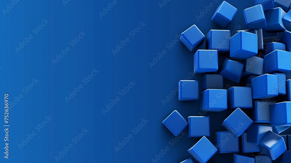 Poster dynamic 3d business background with ample text space for creative design placement.