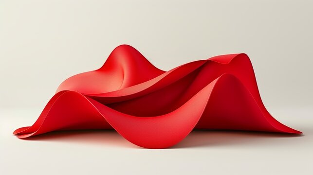 Vivid abstract red color scheme for eye catching design background with intriguing patterns