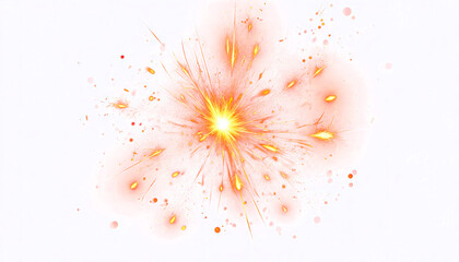 火花　素材　透過