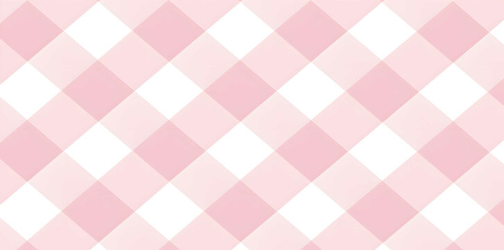 Seamless pink ros? white vintage retro rue diamond tiles wall texture background