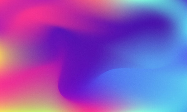 4k Abstract Vibrant Gradient Noise Effect background. Saturated Colors Smear Noisy