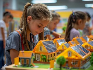 Science fair highlights student innovations in renewable energy with engaging displays, emphasizing education and sustainability.