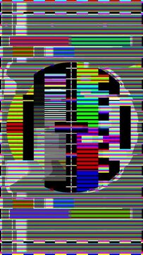 television test patterns in vertical