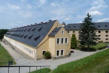 Mannschaftsbaracke auf der Festung Königstein in der Sächsischen Schweiz