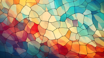 Abstract textured background with creative colorful images