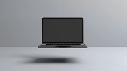 Modern personal computer with blank white screen, keyboard, mobile phone and office accessories on desk at workplace of graphic designer, blogger. Electronic devices, technology and creativity