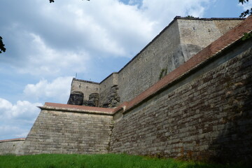 Festungsmauern Festung Königstein in der Sächsischen Schweiz