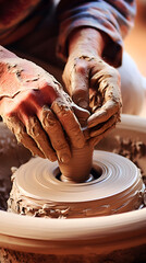 Craftsman's Magic: The Beautiful Process of Transforming Clay into a Vase