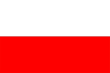 flag of poland countri europa continent - obrazy, fototapety, plakaty
