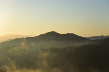 Sea of clouds in early morning