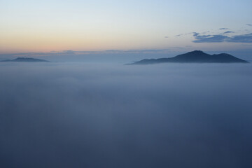 Sea of clouds in early morning