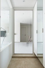 entrance hall with a modorn interior