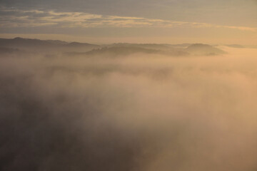 Sea of clouds in early morning
