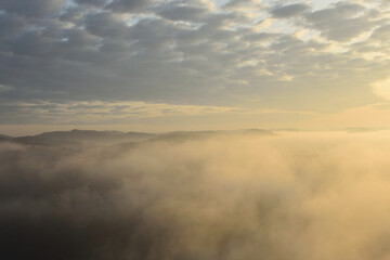 Sea of clouds in early morning