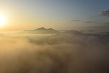 Sea of clouds in early morning