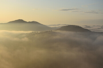 Sea of clouds in early morning