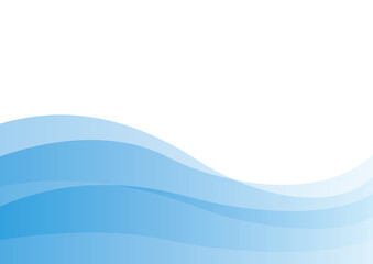 波型のオブジェクトを重ねた背景素材